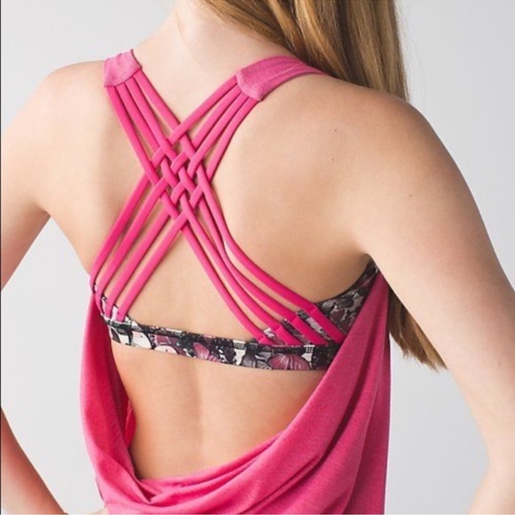 lululemon athletica Tops - LULULEMON BUTTERFLY 🦋TANK WITH BUILT IN BRA